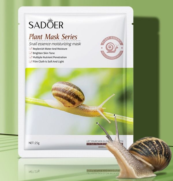 Sheet mask with snail mucus filtrate SADOER (81815)